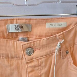 Vintage America Peach Ankle & Cropped Jeans